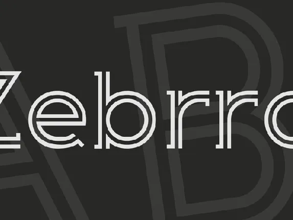 Zebrra font