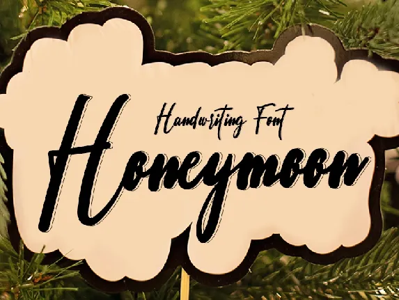 Honeymoon Typeface font