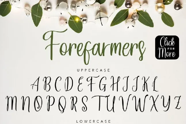 Forefarmers Rustic Casual Vintage font