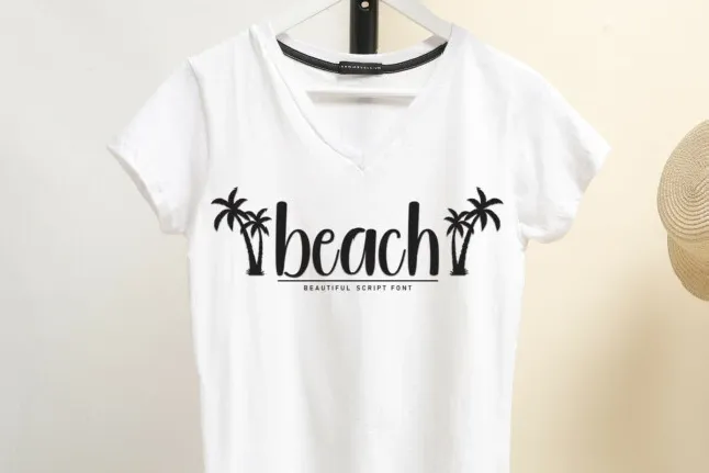 Beach Day Display font