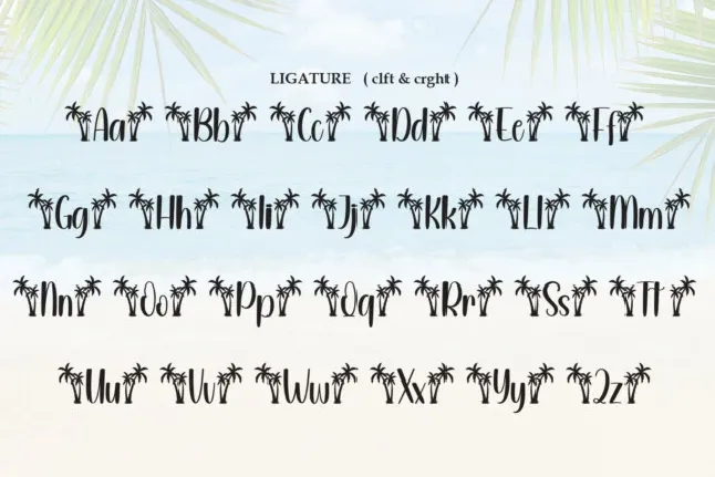 Beach Day Display font