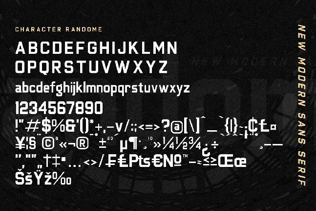 Randome font