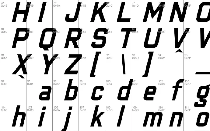 Randome font