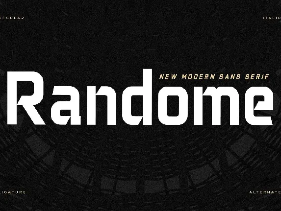 Randome font