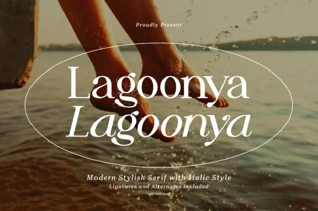 Lagoonya font