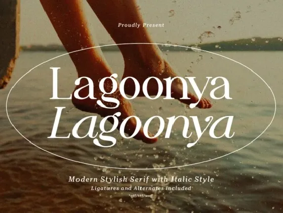 Lagoonya font