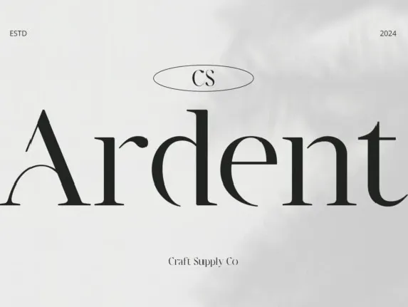 CS Ardent font