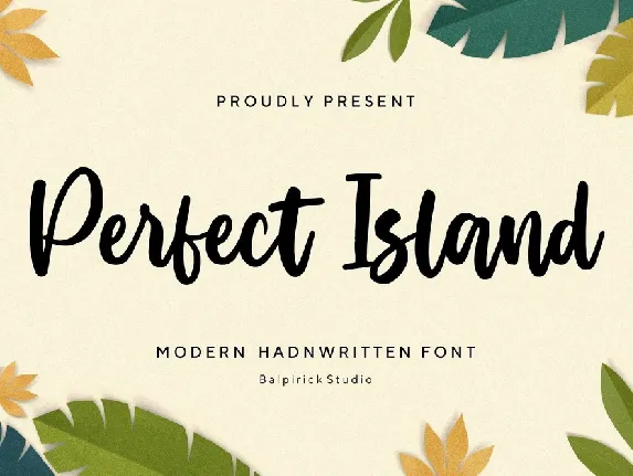 Perfect Island font