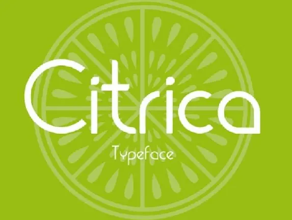 CÃ­trica Free font