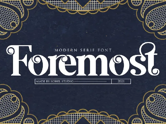 Foremost Demo font