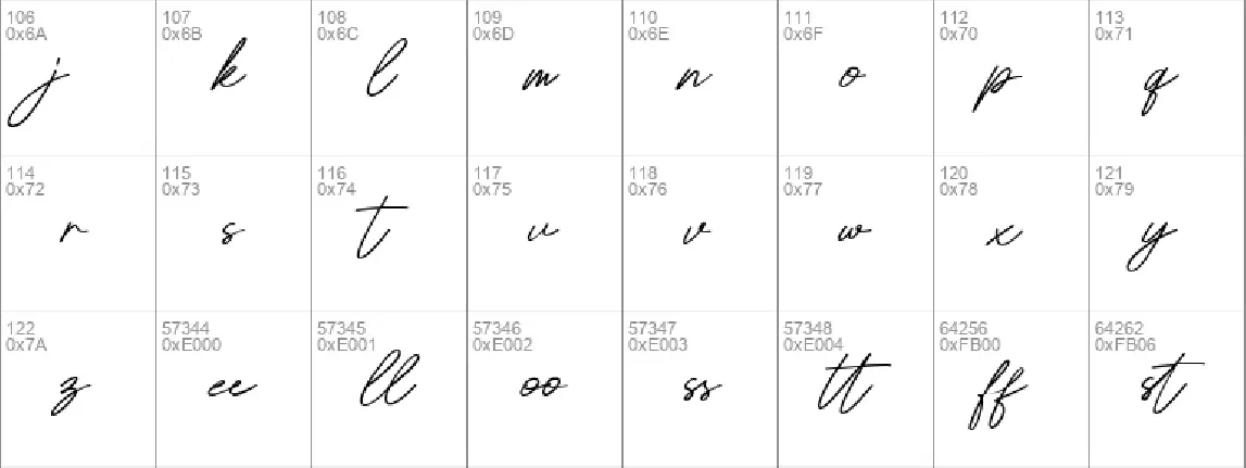 Birmingham Signature Script font