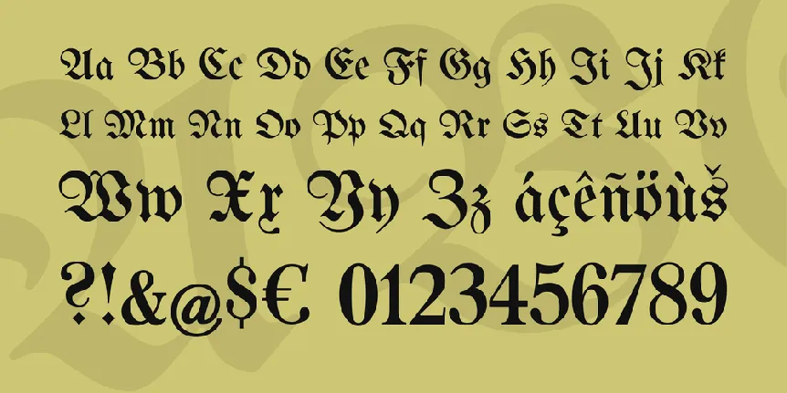 Unifraktur Maguntia font