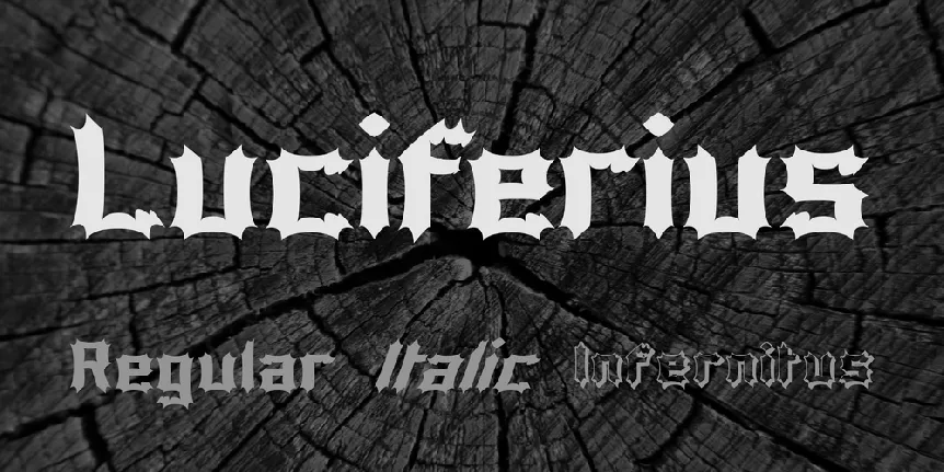 Luciferius font