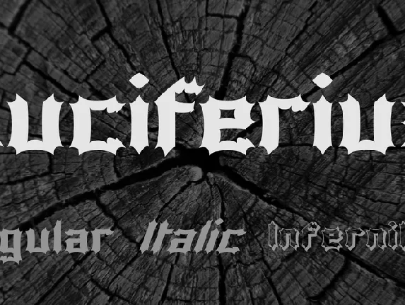 Luciferius font