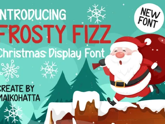 Frosty Fizz font