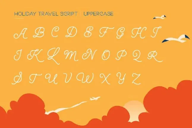 Holiday Travel Duo font