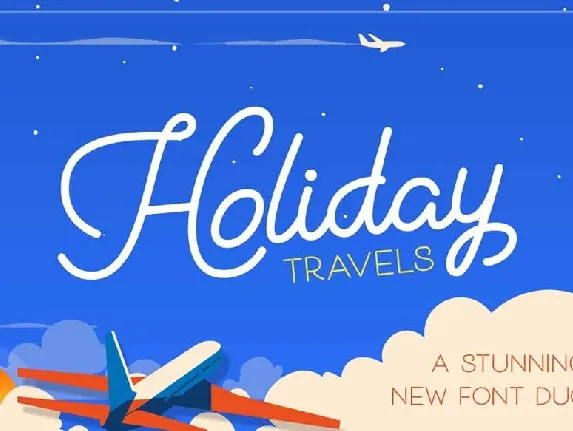 Holiday Travel Duo font