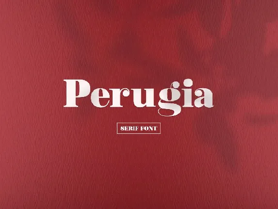 Perugia font