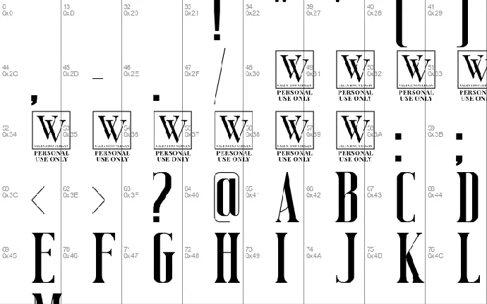 Velbina font