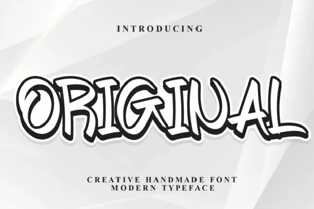 Original Brush font