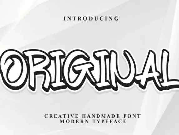 Original Brush font