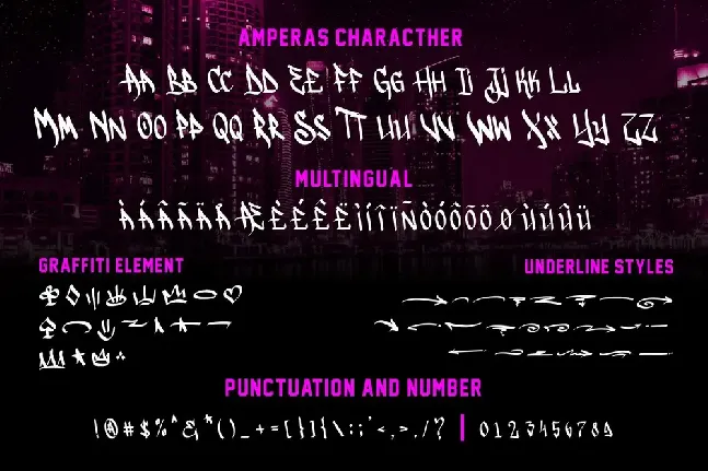 Amperas Demo Version font