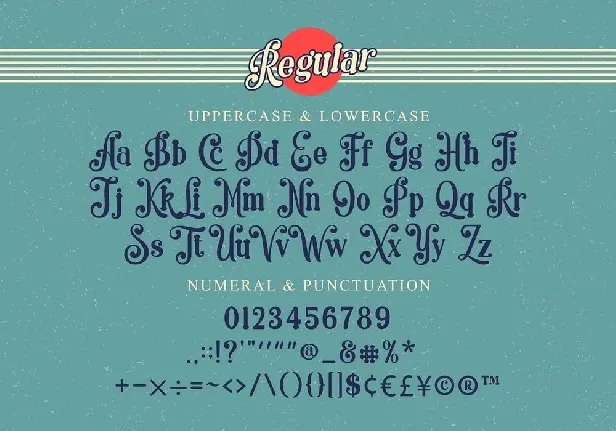 Back to Vintage font