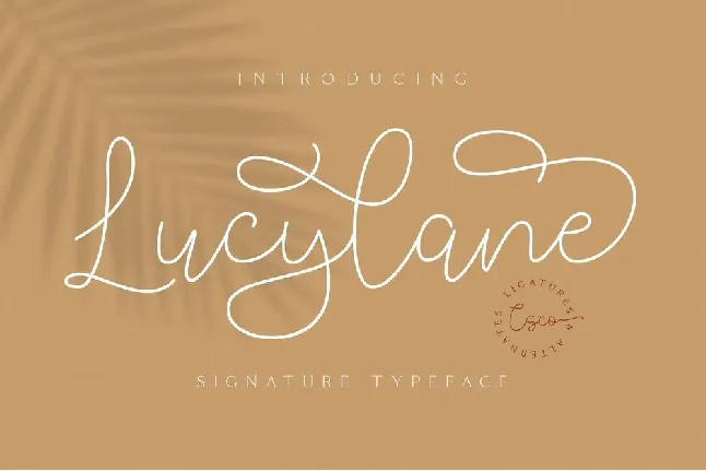 Lucylane Demo font