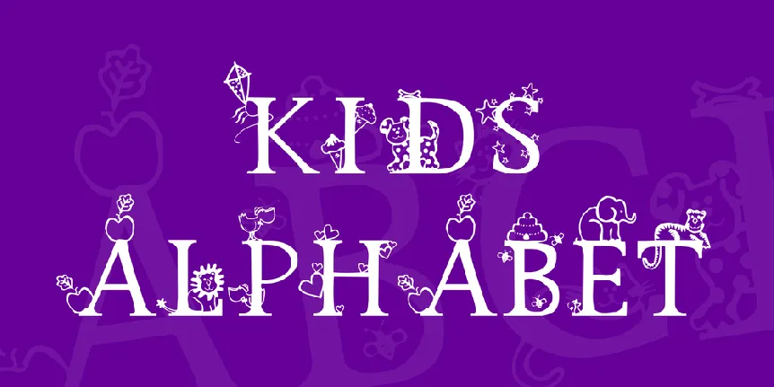 Kids Alphabet font