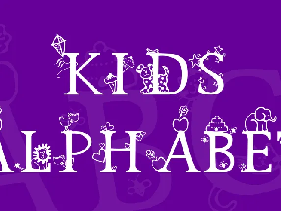 Kids Alphabet font