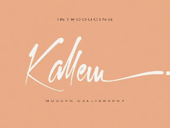 Kallem Handwritten Script font