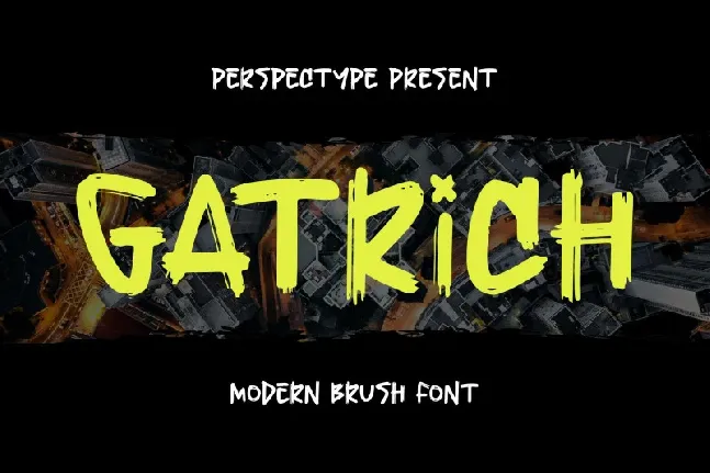 Gatrich font