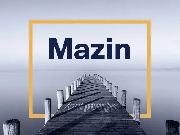 Mazin Family font