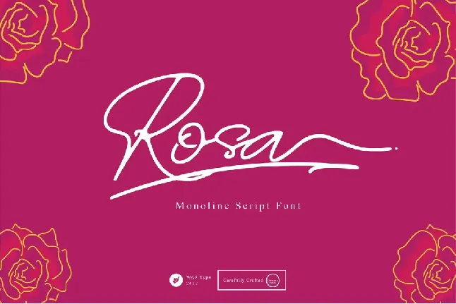 Rosa font