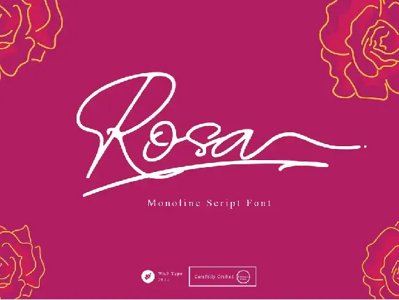 Rosa font