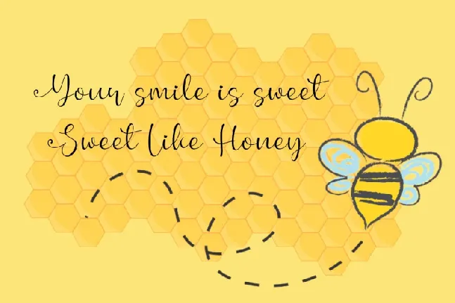 Buttey Honey Script font