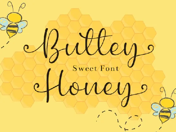 Buttey Honey Script font