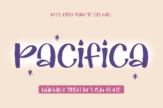 Pacifica font