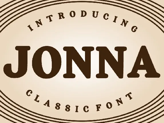 Jonna font