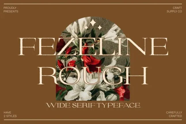 Fezeline Rough font