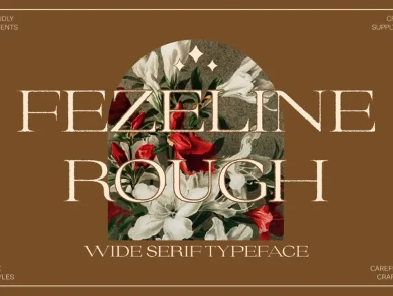 Fezeline Rough font