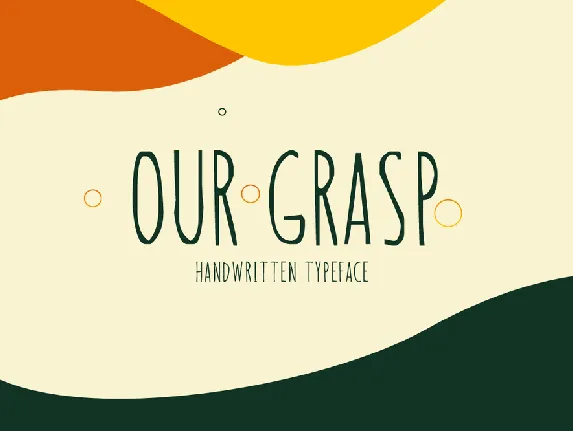 Our Grasp font