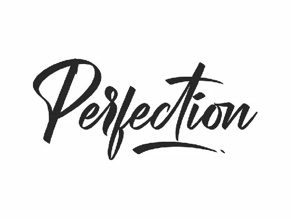 Perfection Demo font