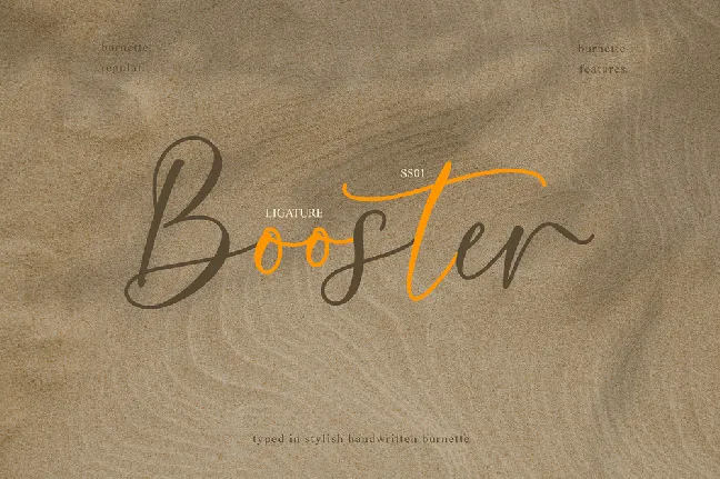 Burnette Demo font