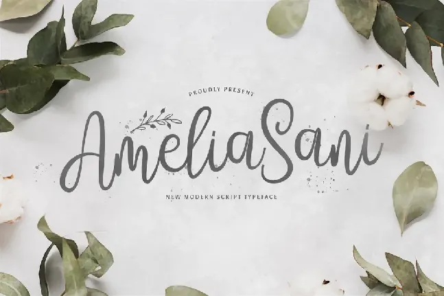 Amelia Sani font