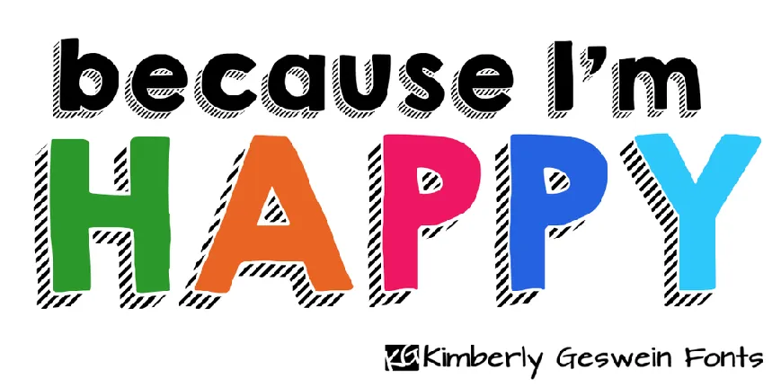 KG HAPPY font