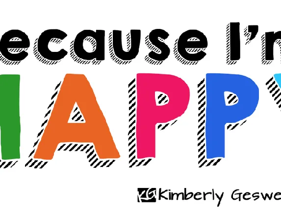 KG HAPPY font