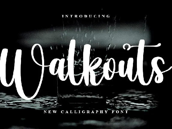 Walkouts font