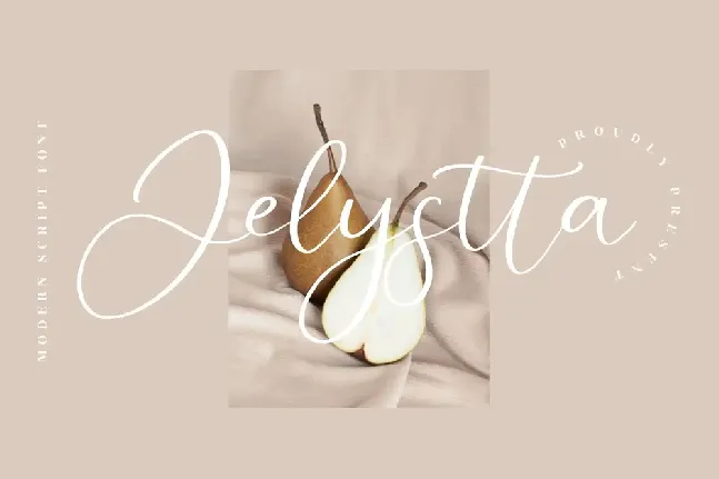 Jelystta â€“ Modern Script font