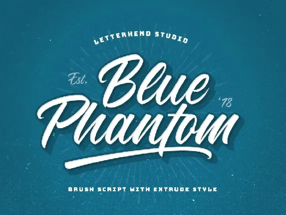 Blue Phantom font